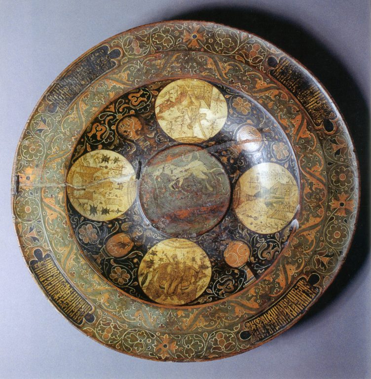 Dish "Seasons of the year". Second half of 17th century