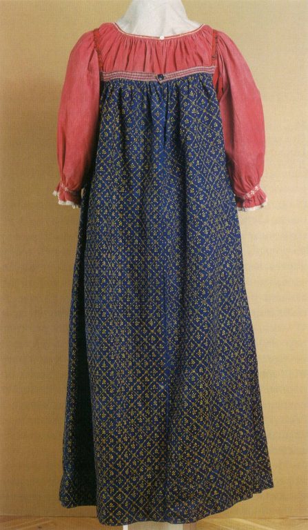 Sarafan and shirt . <br/>Late 19th - early 20th century