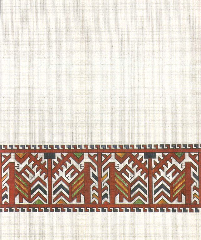 Bridegroom kerchief's pattern. Fragment