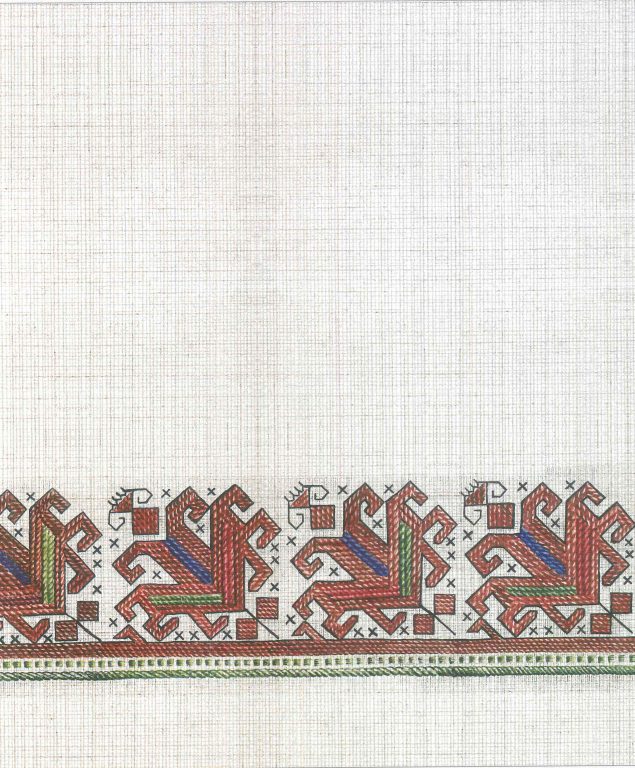 Male robe's pattern. Fragment. <br/>18th century