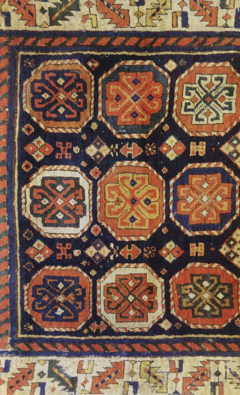 Pile rug. Fragment. <br/>19th century
