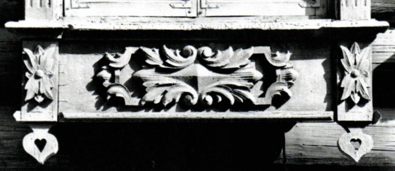 Decoration of a window ledge. Second half of 19th century - early of 20th century