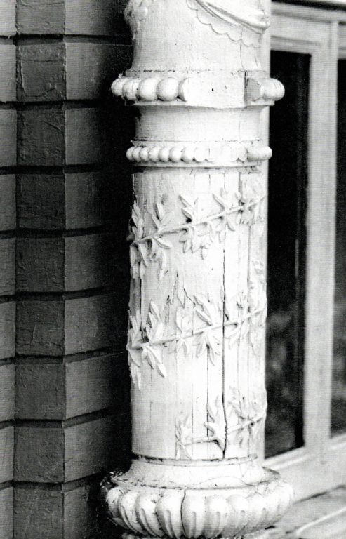 Column with a twining stem