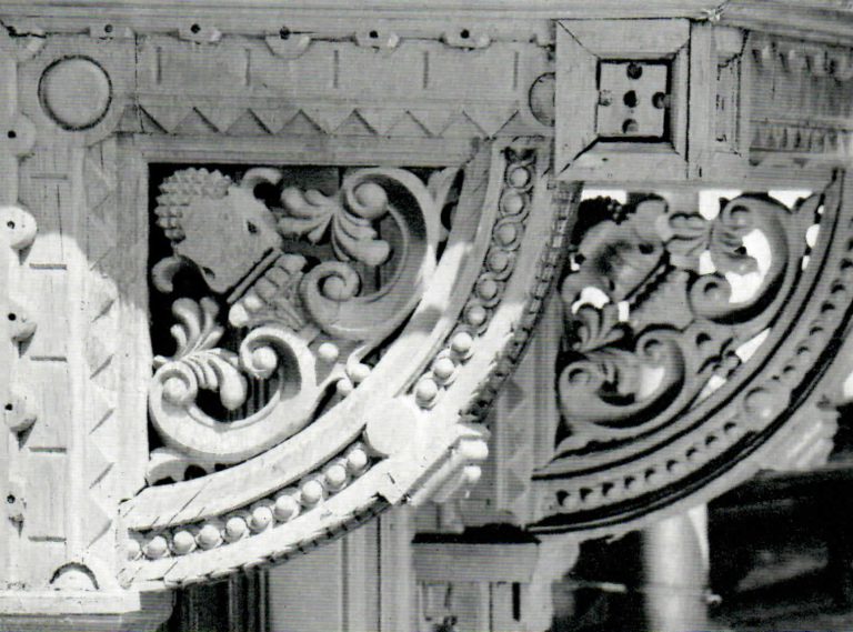 Porch brackets. Second half of 19th century - early of 20th century