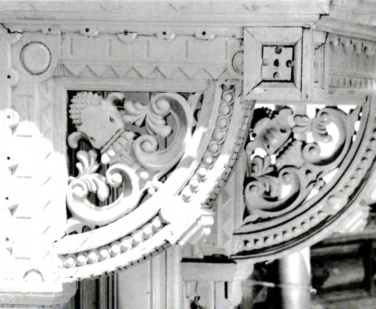 Front porch bracket. Second half of 19th century - early of 20th century