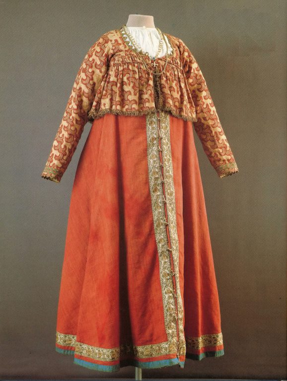 Woman's festive clothes. First half of the 19th century