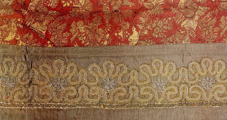 Aër fragment. Gold and silver lace. Mid-18th century 