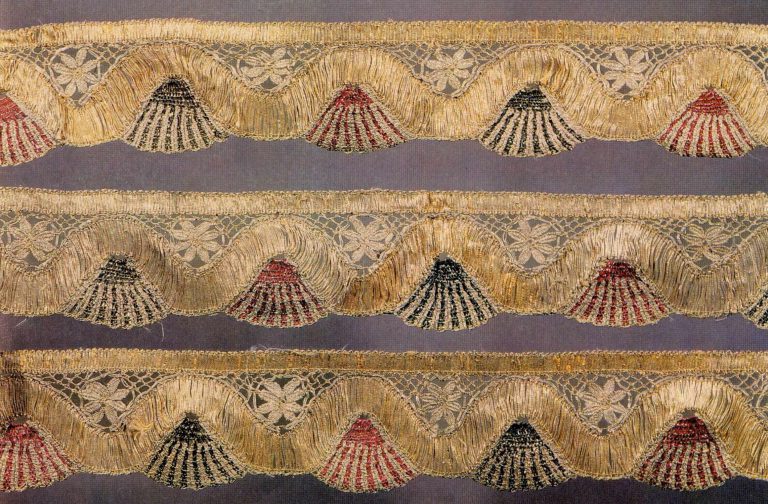 Gold and silver lace edging. Second half of the 18th century 