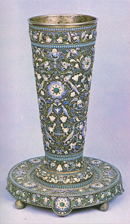 Decorative goblet. 1887 year