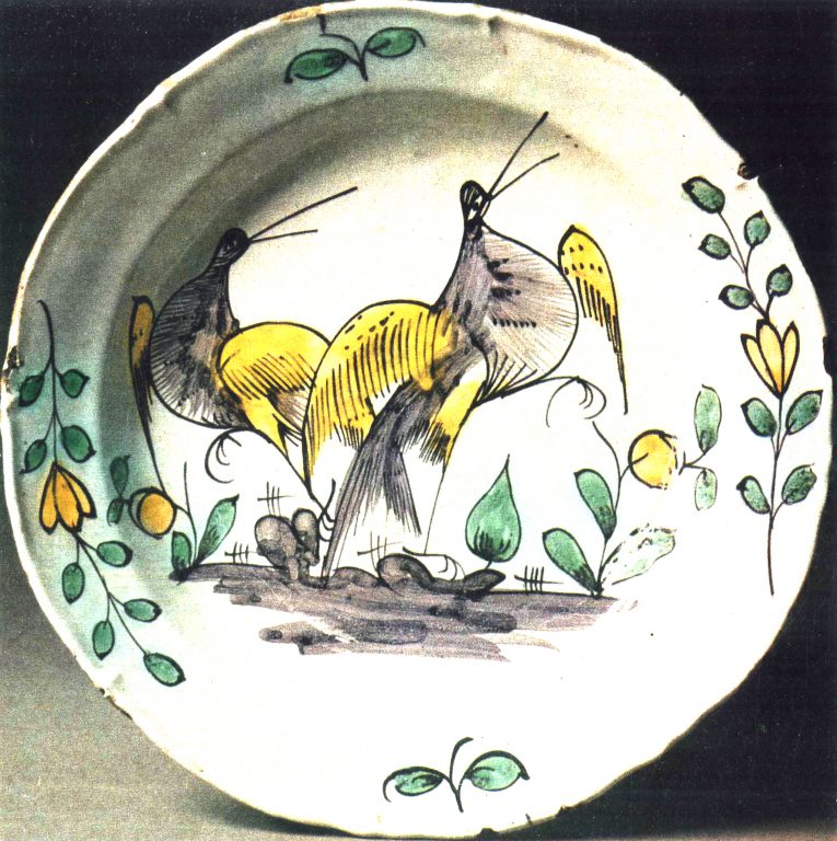 Dish. <br/>Last third of 18th century