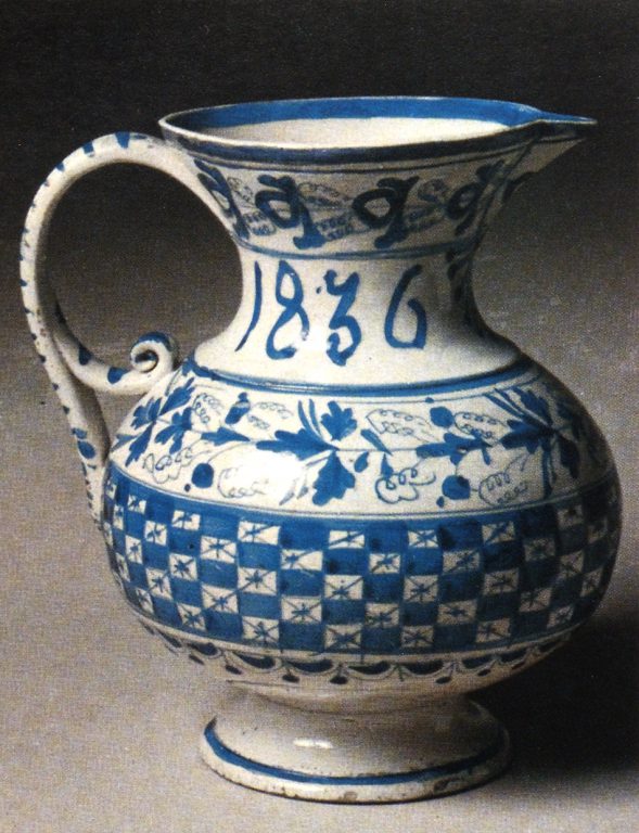 Pitcher. 1836 year