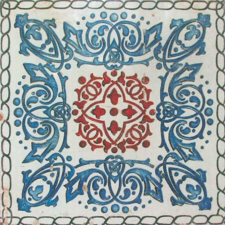 Tile of A. Gusarev plant. <br/>Early 20th century