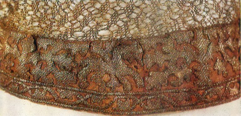 Volosnik, women's headdress. Fragment.. 16th century