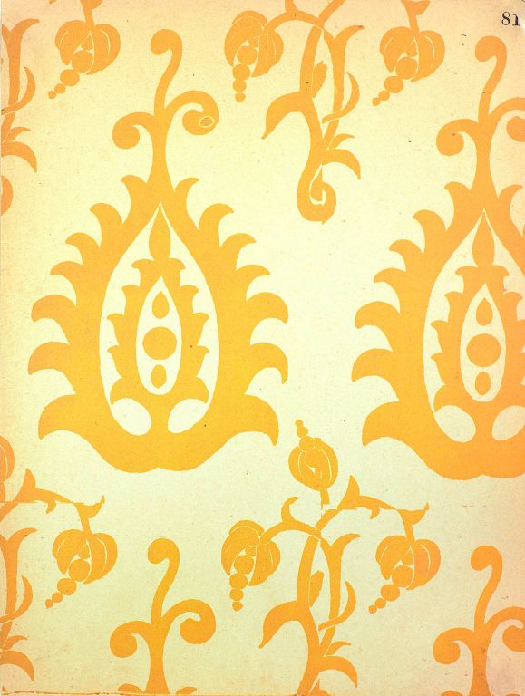 Reconstruction of the pattern from S. Pisarev book "Old Russian ornament", published in 1903 year