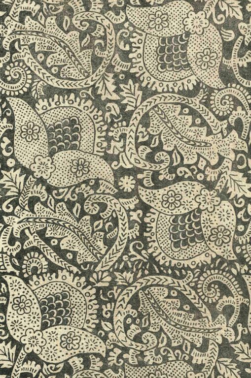 Printed cloth. <br/>17th century