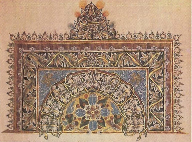 The Book of Gospels headpiece. <br/>1605 year