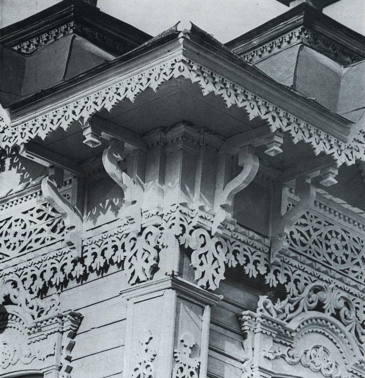 House corner. Detail