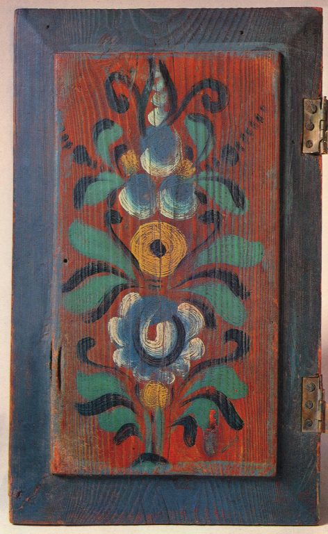 Peasant cupboard door. Early 20th century