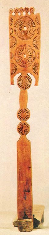 Distaff. Late 19th century