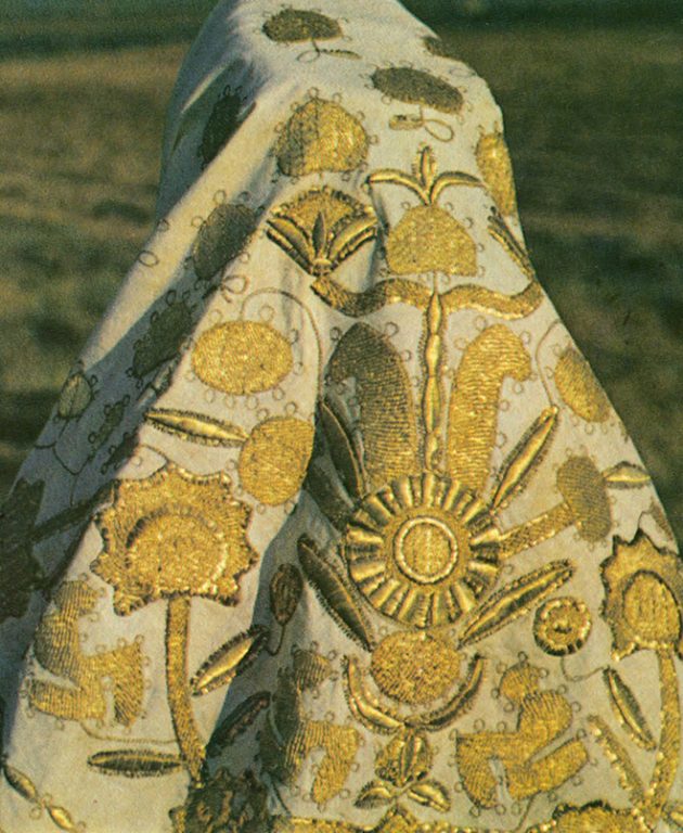 Олонецкий женский головной платок. Первая половина 19 века
