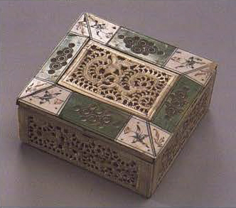 Small box. <br/>1750 - 1780 years