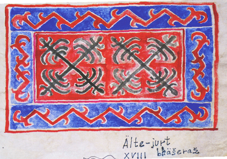 Ингушский орнамент. <br/>18 век 