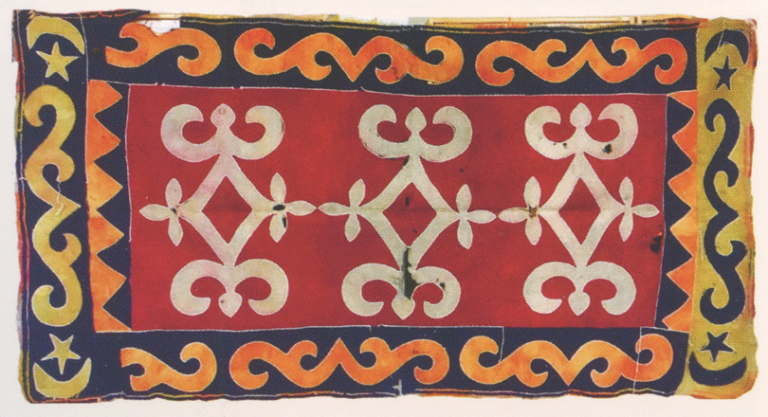 Felt carpet of Ingush Muhajirs living in Turkey. <br/>Early 20th century