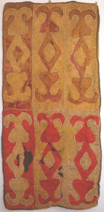 Молитвенный войлочный коврик Ахильговой Хажар Мухтаровны. <br/>20-е годы 19 века