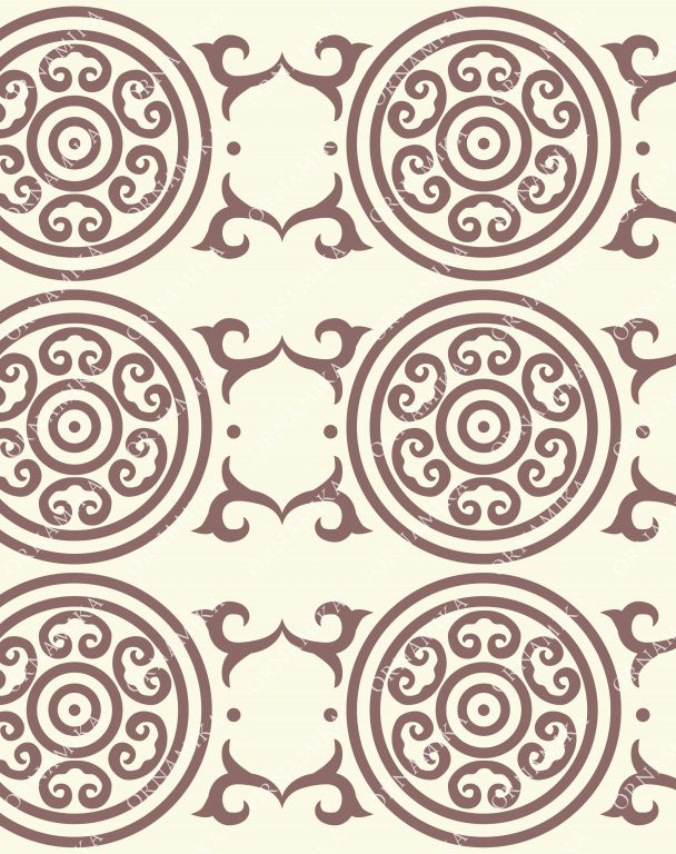 Reconstruction of the pattern from S. Pisarev book "Old Russian ornament", published in 1903 year