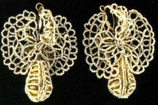 Earrings. <br/>Late 18th - еarly 19th century