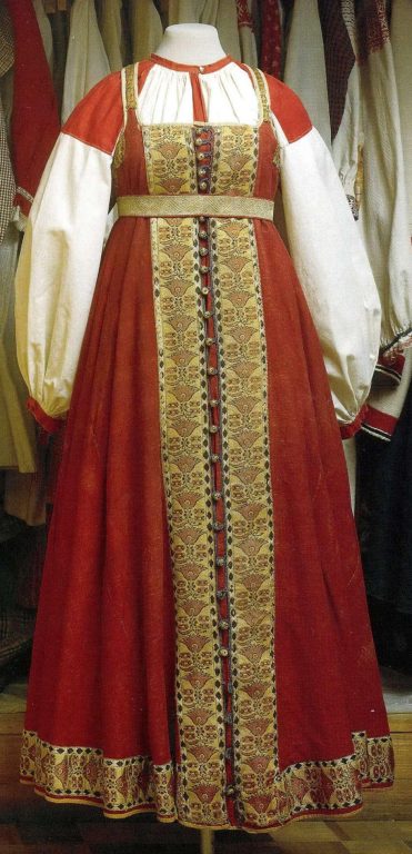 Festive clothes of a peasant woman