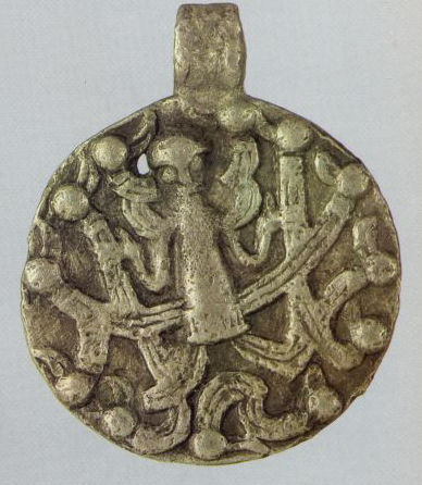 Zmeevik (medallion). <br/>1st half of the 12th century