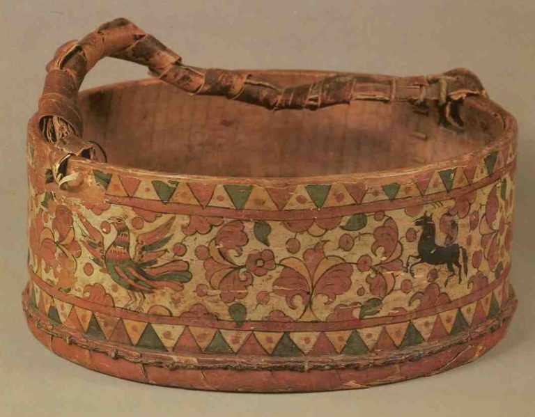 Nabiruha (berry picking basket). <br/>Second half of the 19th century