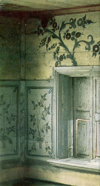 Blooming gardens. Room painting. 1904-1910 years