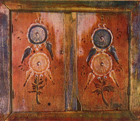 Zalavok' cupboard door painting 