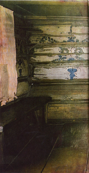 Wall painting. 1901 year