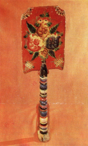 Bouquet. Distaff painting. Late 19th century