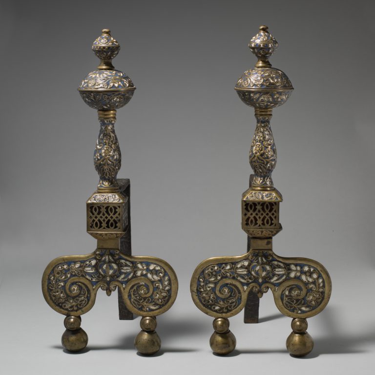 Pair of andirons