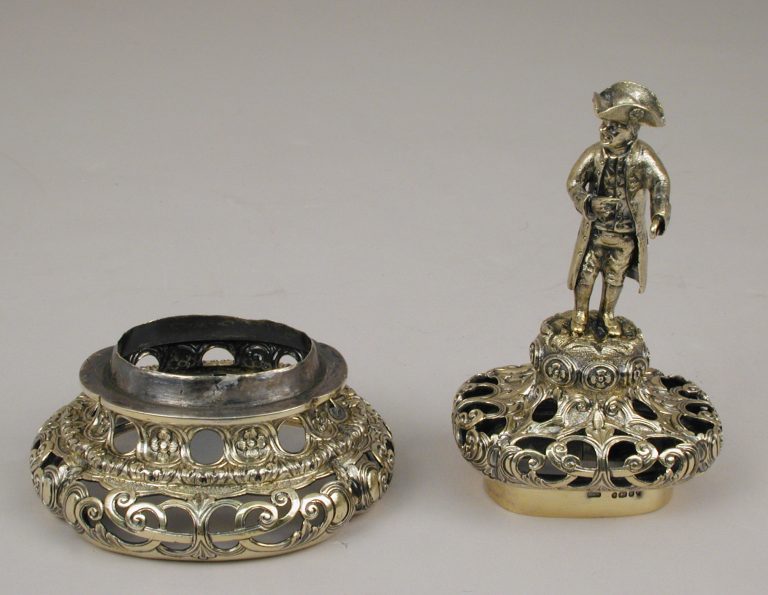 Vase mounts (one of a pair)