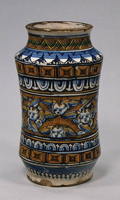 One-handled storage jar (albarello)