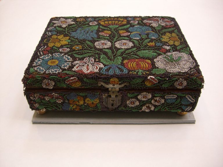 Box with beadwork