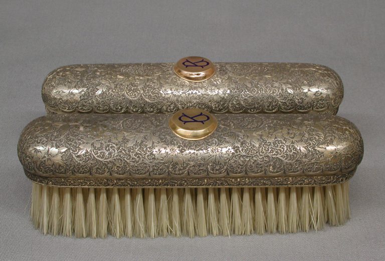 Clothes brush (one of a pair). <br/>1874-75