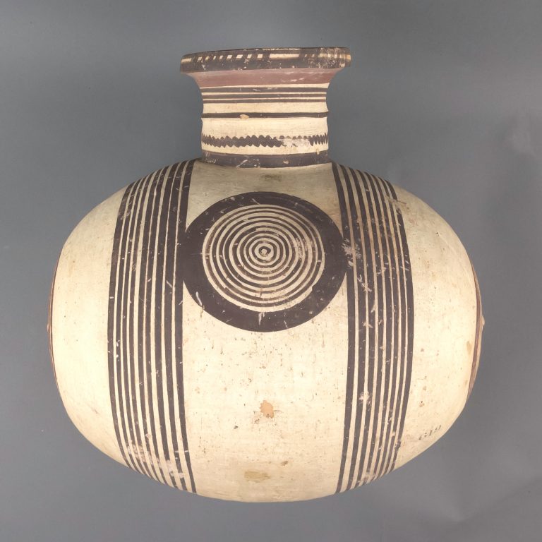 Jug, barrel-shaped