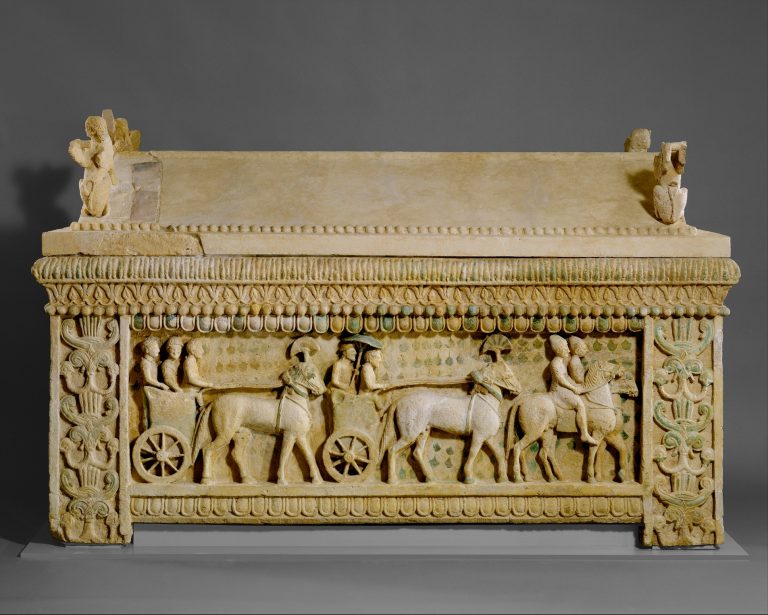 Limestone sarcophagus: the Amathus sarcophagus