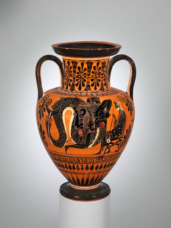 Terracotta neck-amphora (jar)