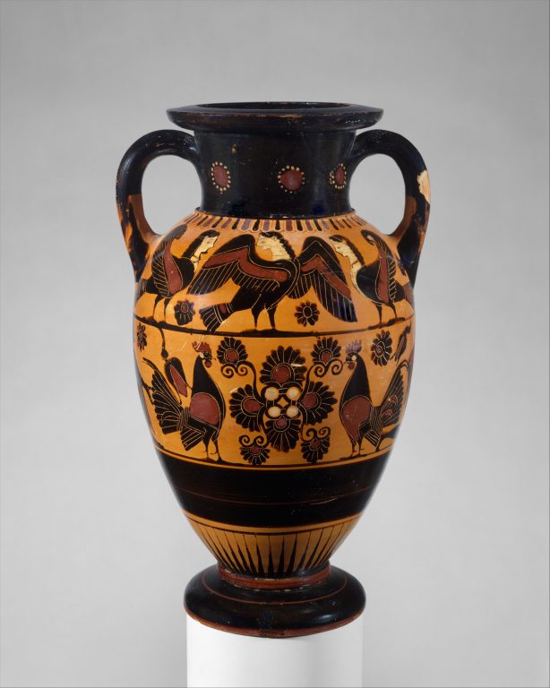 Terracotta neck-amphora (jar)