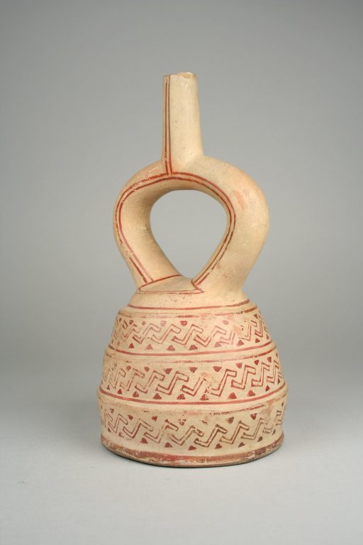 Stirrup Spout Bottle with Three Sections