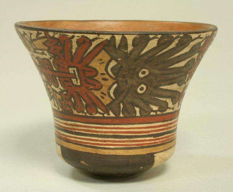 Painted Flared Bowl with Deity