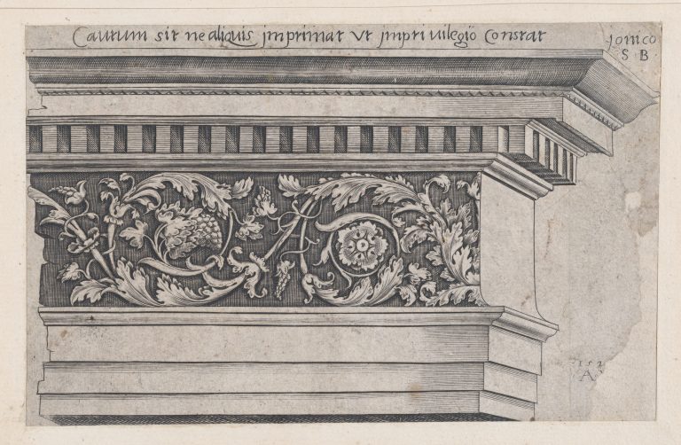 Speculum Romanae Magnificentiae: Ionic Entablature