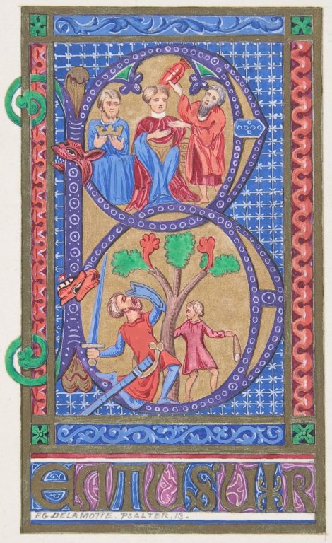 Illuminated Initial "B"